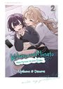 "Koharu und Minato: Mein Partner ist eine Frau" steht groß. Zwei Frauen in vertrauter Pose, lächelnd auf einem Bett.