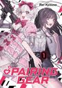 „Pairing Gear“ steht groß im unteren Bereich, darüber zwei weibliche Figuren mit futuristischen Elementen und rosa Akzenten.