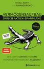 Grüner Hintergrund, Krokodil-Illustration, Titel "Vermögensaufbau durch Aktien-Sparpläne", "SPIEGEL Bestseller" Label.