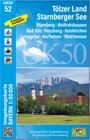 Tölzer Land, Starnberger See; Starnberg, Wolfratshausen; Freizeit kompakt; UK50; Bayern 1:50 000; Kloster, Berge im Hintergrund.