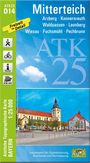 "Mitterteich, Arzberg, Konnersreuth. Freizeit im Detail. ATK25 D14. Bild einer Kirche vor blauem Himmel."