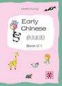 Text: "Hefei Huang, Early Chinese, 少儿汉语, Book C 1"
Ein Panda mit Ballons, Pinguin und bunte Tiere.