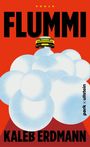 "Roman", "FLUMMI", "KALEB ERDMANN", "park x ullstein"; Ein gelbes Auto auf weißen Wolken vor rotem Hintergrund.