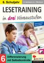 Horst Hartmann: Lesetraining in drei Niveaustufen / Klasse 6, Buch