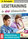 Horst Hartmann: Lesetraining in drei Niveaustufen / Klasse 8, Buch