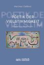 Text: "Hartmut Cellbrot; POETIK DER VIELSTIMMIGKEIT; Studien zu Jura Soyfer". Abstrakte Kunst mit Symbolen und Farben.