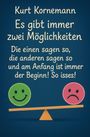 Kurt Kornemann: Es gibt immer zwei Möglichkeiten, Buch