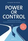 „POWER OR CONTROL“, Henning Wolf, Bill J. McCarley; Mensch auf Weggabelung; dpunkt.verlag; roter Kreis: „EINE NEUE SICHT AUF RESPONSIBILITY”.
