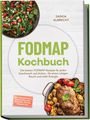 Text: "FODMAP Kochbuch", "Saskia Albrecht", "Die besten FODMAP-Rezepte...". Oben Salat, unten Braten mit Kartoffeln.