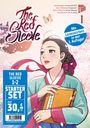 "The Red Sleeve", Zeichnungen, Story Webtoon, Story Webnovel. Illustration: Frau im traditionellen Kleid, Schmetterling.