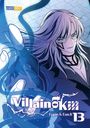 "Villain to Kill", "Fupin & EunJi", "13", Logo "papertoons". Illustration eines Charakters mit langen Haaren und magischer Energie.