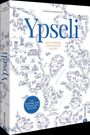 "Ypseli", "Die moderne griechische Küche", "Mit Rezepten von Thessaloniki bis Athen". Illustration mit griechischen Inseln.