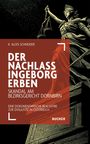 „Der Nachlass Ingeborg Erben. Skandal am Bezirksgericht Dornbirn. Eine dokumentarische Realsatire zur Ziviljustiz in Österreich.“ Illustration der Justitia.
