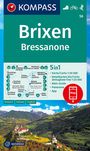 : KOMPASS Wanderkarte 56 Crixen, Bressanone 1:50.000, KRT