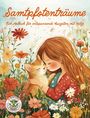 Nanja Holland: Samtpfotenträume - Ein Malbuch für entspannende Auszeiten mit Katze, Buch