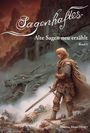 "Sagenhaftes: Alte Sagen neu erzählt, Band 4" von Martina Meier (Hrsg). Illustration: Ritter vor einem grünen Drachen.