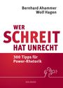 Bernhard Ahammer: Wer schreit, hat Unrecht, Buch