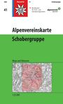Alpenvereinskarte Schobergruppe, Bundesamt für Eich- und Vermessungswesen, alpenverein österreich, Wege und Skitouren.
