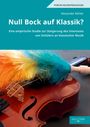 Titel: "Null Bock auf Klassik?" Ein Staubwedel auf einer Geige.