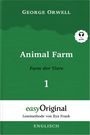 George Orwell: Animal Farm / Farm der Tiere - Teil 1 - (Buch + MP3 Audio-CD) - Lesemethode von Ilya Frank - Zweisprachige Ausgabe Englisch-Deutsch, Buch
