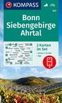 : KOMPASS Wanderkarten-Set 822 Bonn, Siebengebirge, Ahrtal (2 Karten) 1:35.000, KRT