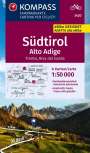 : KOMPASS Fahrradkarte 3420 Südtirol / Alto Adige, Trento, Riva del Garda (4 Karten im Set) 1:50.000, KRT