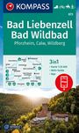 : KOMPASS Wanderkarte 873 Bad Liebenzell, Bad Wildbad 1:25.000, KRT