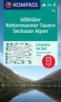: KOMPASS Wanderkarten-Set 223 Sölktäler, Rottenmanner Tauern, Seckauer Alpen (2 Karten) 1:55.000, KRT