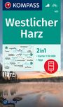 : KOMPASS Wanderkarte 451 Westlicher Harz 1:50.000, KRT