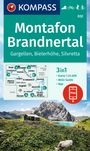 : KOMPASS Wanderkarte 032 Montafon, Brandnertal, Gargellen, Bielerhöhe, Silvretta 1:25.000, Div.