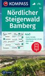 : KOMPASS Wanderkarte 167 Nördlicher Steigerwald, Bamberg 1:50.000, KRT
