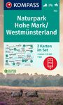 : KOMPASS Wanderkarten-Set 753 Naturpark Hohe Mark / Westmünsterland (2 Karten) 1:35.000, KRT