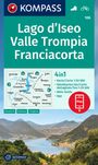 : KOMPASS Wanderkarte 106 Lago d'Iseo, Valle Trompia, Franciacorta 1:50.000, KRT