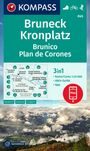 : KOMPASS Wanderkarte 045 Bruneck, Kronplatz / Brunico, Plan de Corones 1:25.000, Div.