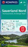 : KOMPASS Wanderkarte 841 Sauerland Nord, Hochsauerland, Arnsberger Wald 1:50.000, KRT