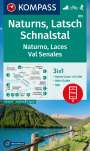 : KOMPASS Wanderkarte 051 Naturns, Latsch, Schnalstal / Naturno, Laces, Val Senales 1:25.000, Div.