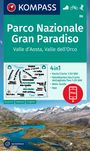 : KOMPASS Wanderkarte 86 Parco Nazionale Gran Paradiso, Valle d'Aosta, Valle dell'Orco 1:50.000, KRT