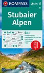 : KOMPASS Wanderkarte 83 Stubaier Alpen 1:50.000, KRT
