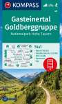 : KOMPASS Wanderkarte 40 Gasteinertal, Goldberggruppe, Nationalpark Hohe Tauern 1:50.000, Div.
