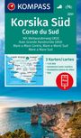 : KOMPASS Wanderkarten-Set 2251 Korsika Süd. Mit Weitwanderweg GR20 / Corse du Sud. Avec Grande Randonnée GR20 (3 Karten) 1:50.000, KRT