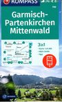 : KOMPASS Wanderkarte 790 Garmisch-Partenkirchen, Mittenwald 1:35.000, KRT