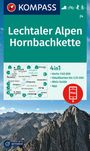: KOMPASS Wanderkarte 24 Lechtaler Alpen, Hornbachkette 1:50.000, KRT