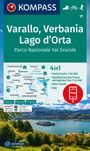 : KOMPASS Wanderkarte 97 Varallo, Verbania, Lago d'Orta, Parco Nazionale Val Grande 1:50.000, KRT