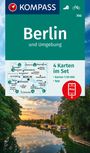 : KOMPASS Wanderkarten-Set 700 Berlin und Umgebung (4 Karten) 1:50.000, KRT