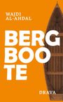 Text: "Wajdi Al-Ahdal", "Bergboote", "Drava". Orange Hintergrund, rechts anschnitt eines Holzboots.