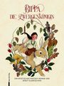"Bippa die Zwergenkönigin", ein mystischer Fantasy-Roman von Birgit Glawischnig. Illustration: Kind auf einem großen Hasen.
