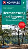 : KOMPASS Wander-Tourenkarte Hermannsweg und Eggeweg, Die Hermannshöhen 1:50.000, KRT