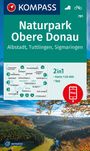 : KOMPASS Wanderkarte 781 Naturpark Obere Donau - Albstadt - Tuttlingen - Sigmaringen 1:50.000, KRT