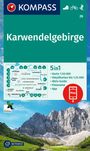 : KOMPASS Wanderkarte 26 Karwendelgebirge 1:50.000, KRT