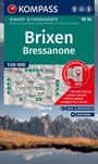 : KOMPASS Wanderkarte 56 Brixen / Bressanone 1:50.000, KRT